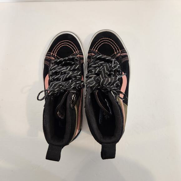 VANS Sk8-Hi 46 MTE Paracord Canteen Black Pink Suede Leather Color Block Unisex - Picture 6 of 10